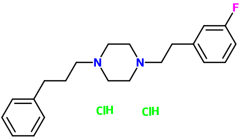 (image for) MC080247 Piperazine, 1-[2-(3-fluorophenyl)ethyl]-4-(3-phenylpropyl)-, dihydrochloride